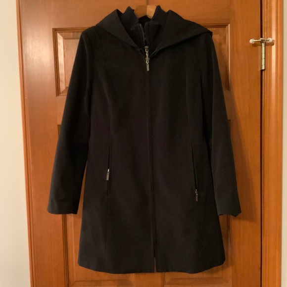 Anne Klein Jackets & Blazers - Anne Klein Womens Seasons Coat, PS, Hooded, Removable Lining, Black